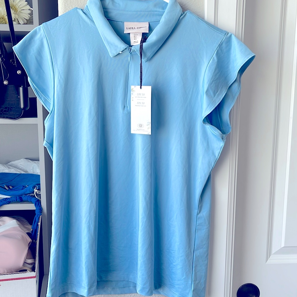 169 Laura Ashley GolfTennis Top Spf Uv 50